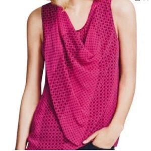 Cabi Vintage fuchsia Sleeveless Draped Top
Style # 983